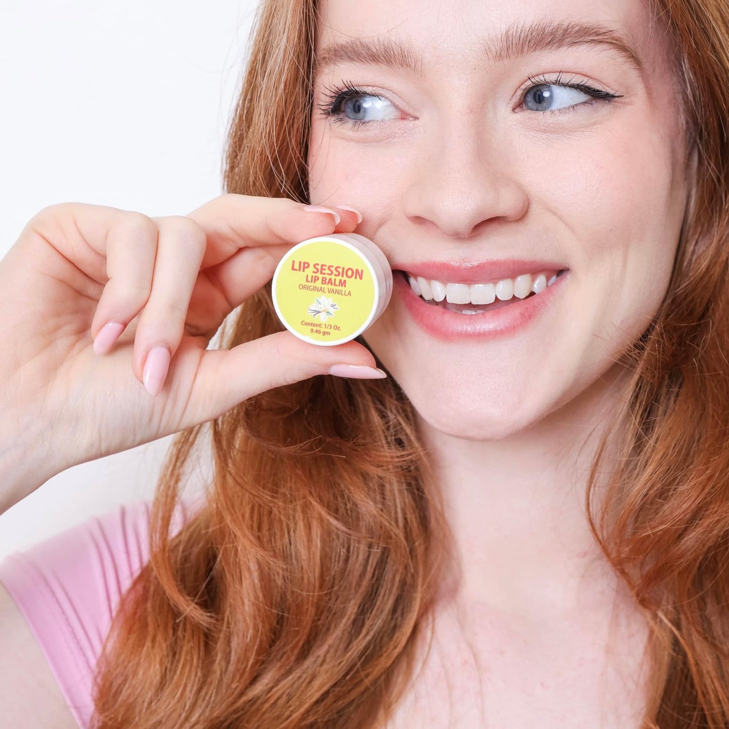 Lip Session Lip Balm Assorted Flavors 3 Pack of Jars .33 Oz. - Vanilla Original, Strawberry & Banana with Vitamin E & Cocoa Butter - Soothes Dry Beauty and Personal Care E. Burnham