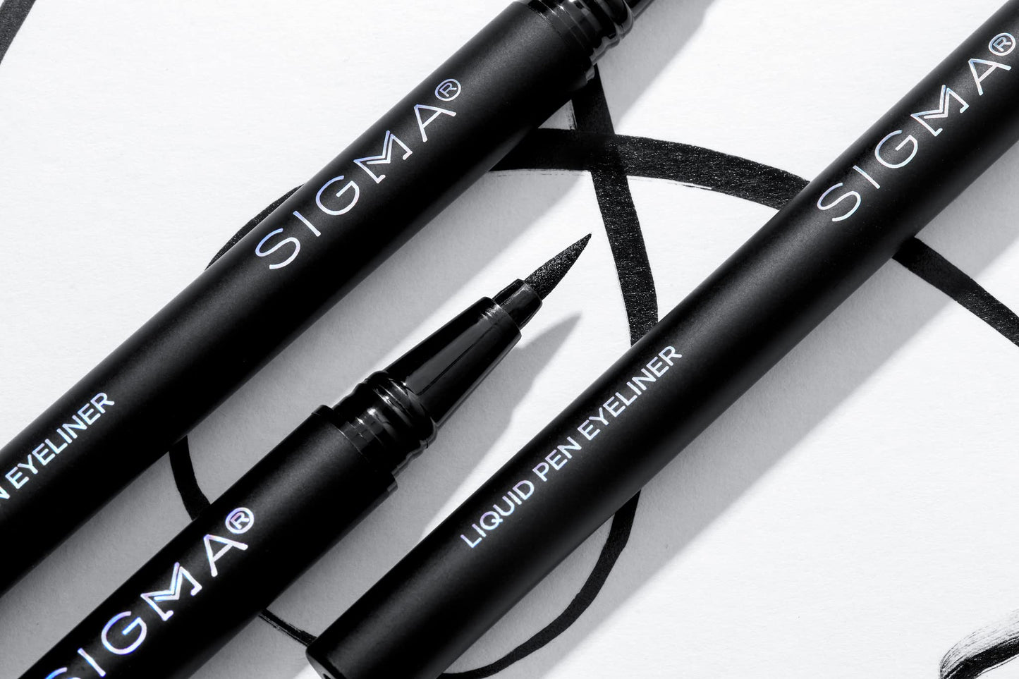 Sigma Beauty Liquid Pen Eyeliner - Wicked 0.01 oz Eyeliner, Black (EL025-3)