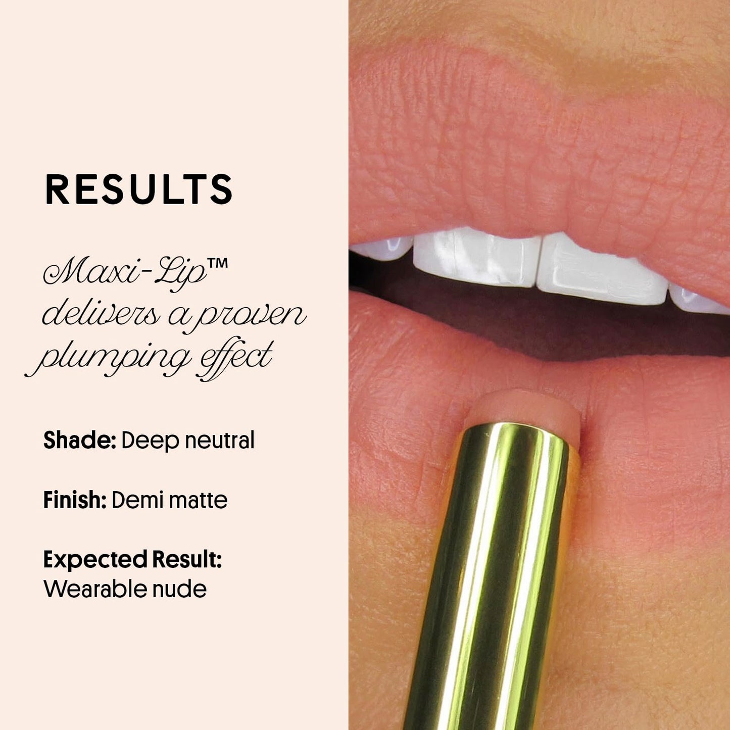 Winky Lux Skinny Plump Demi Matte Lipstick - Deep Neutral Lip, Natural Plump Lipstick, Weightless Long Lasting Soft Matte Lip Crayon, Infused with Hyaluronic Acid & Plum Oil, Honey Baby