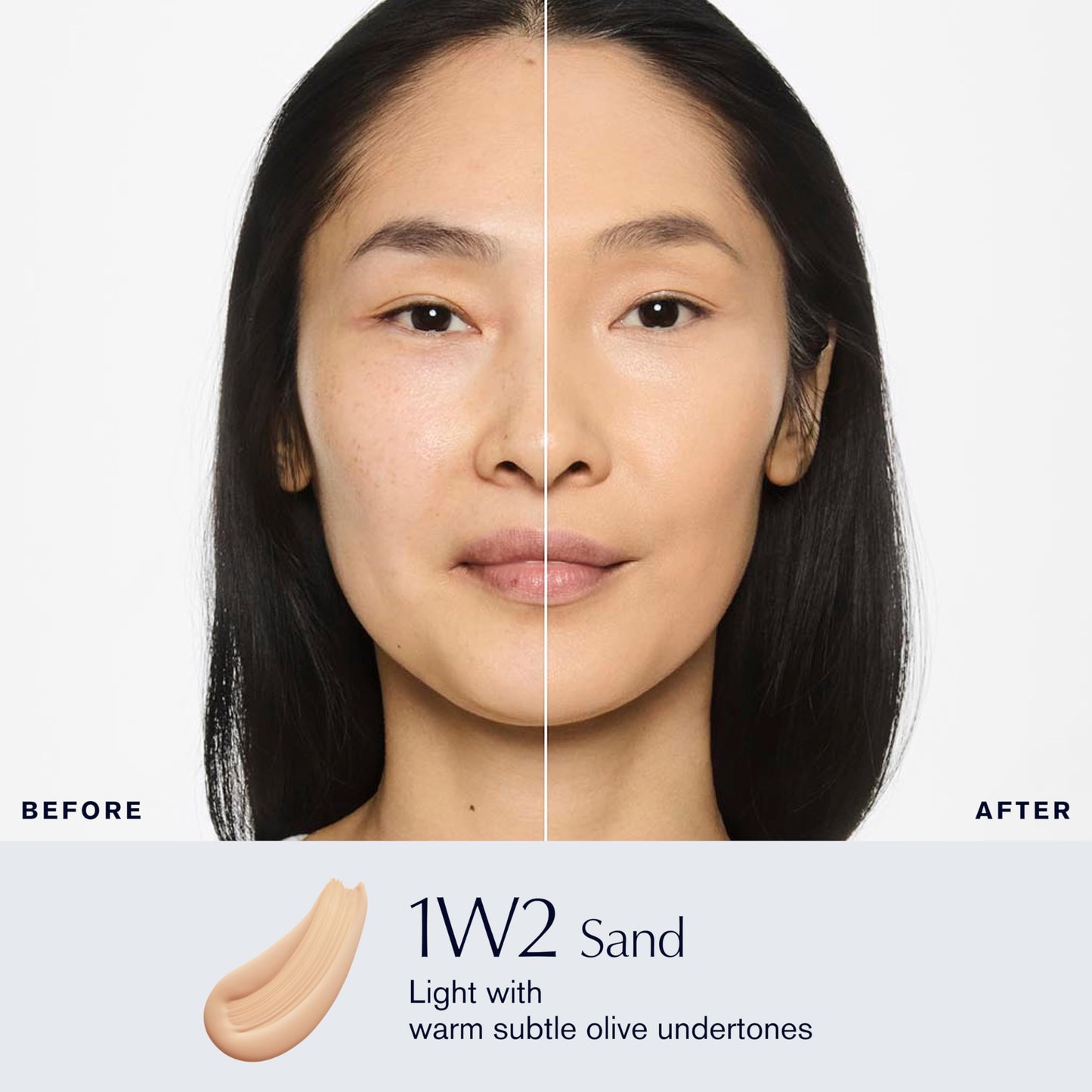 Estée Lauder Double Wear Stay-in-Place Foundation Makeup | 36-Hour Long-Wear Matte Foundation, 1 Fl Oz, 1W2 Sand