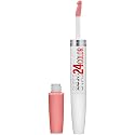 Maybelline Super Stay 24, 2-Step Liquid Lipstick Makeup, Long Lasting Highly Pigmented Color with Moisturizing Balm, All Night Apricot, Nude Orange, 1