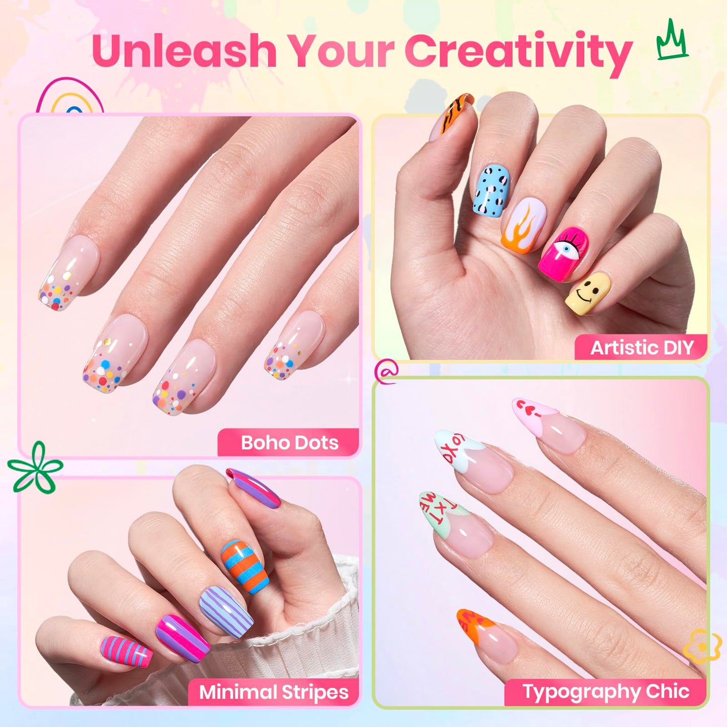 Beetles Gel Nail Polish Set,14+3 Colors Beauty Advent Calendar 2024 Box Red Green Pink Gold Silver Glitter Glow In The Dark Nail Polish Glitter Top Beauty and Personal Care beetles Gel Polish