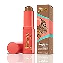 Juvia's Place I Am My Skin Hydra-Tint Foundation Stick - 9 Guinea - Cool, Rich Brown with Neutral Tones, Buildable, Hydrating & Blurring Coverage, Satin Finish for a Flawless, Glowy Look All Day