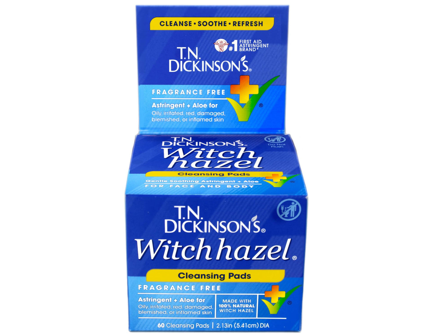 T.N. Dickinson's Witch Hazel Cleansing Pads, 60 Count Beauty and Personal Care T.N. Dickinson's