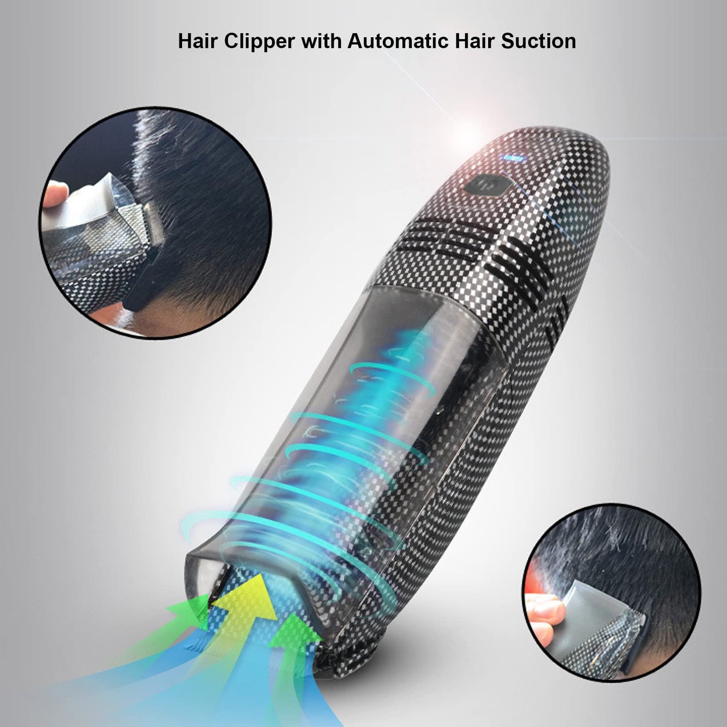 Denash Beard Trimmer, Hair Trimmer Cordless Automatic Hair Clipper & Trimmer,USB Rechargeable Body Hair Trimmer for Men Children Women Beauty and Personal Care Denash