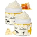 mkzea Beef Tallow for Skin, Beef Tallow, Tallow and Honey Cream, Grass Fed Beef Tallow, Whipped Beef Tallow for Face Moisturizer for All Purpose