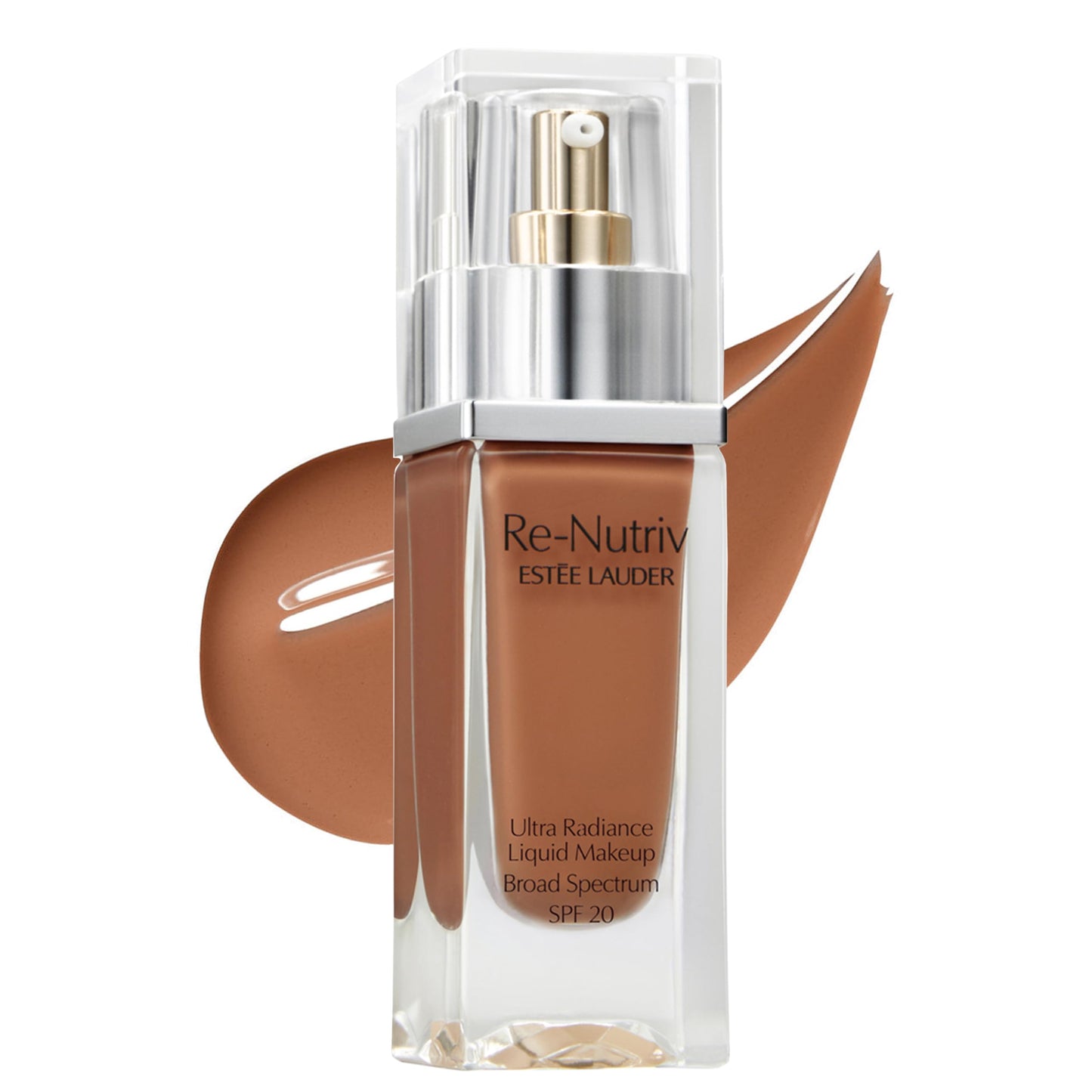 Estée Lauder Re-Nutriv Ultra Radiance Liquid Foundation SPF 20 | Luxurious, Hydrating, Long-Wearing, 1 Fl Oz, 6C1 Rich Cocoa