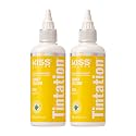 Red by Kiss Tintation Semi-Permanent Hair Color, Aloe Vera Water Based, Argan Oil, Olive Oil, Collagen & Keratin, Long-Lasting Color Dye (Funky