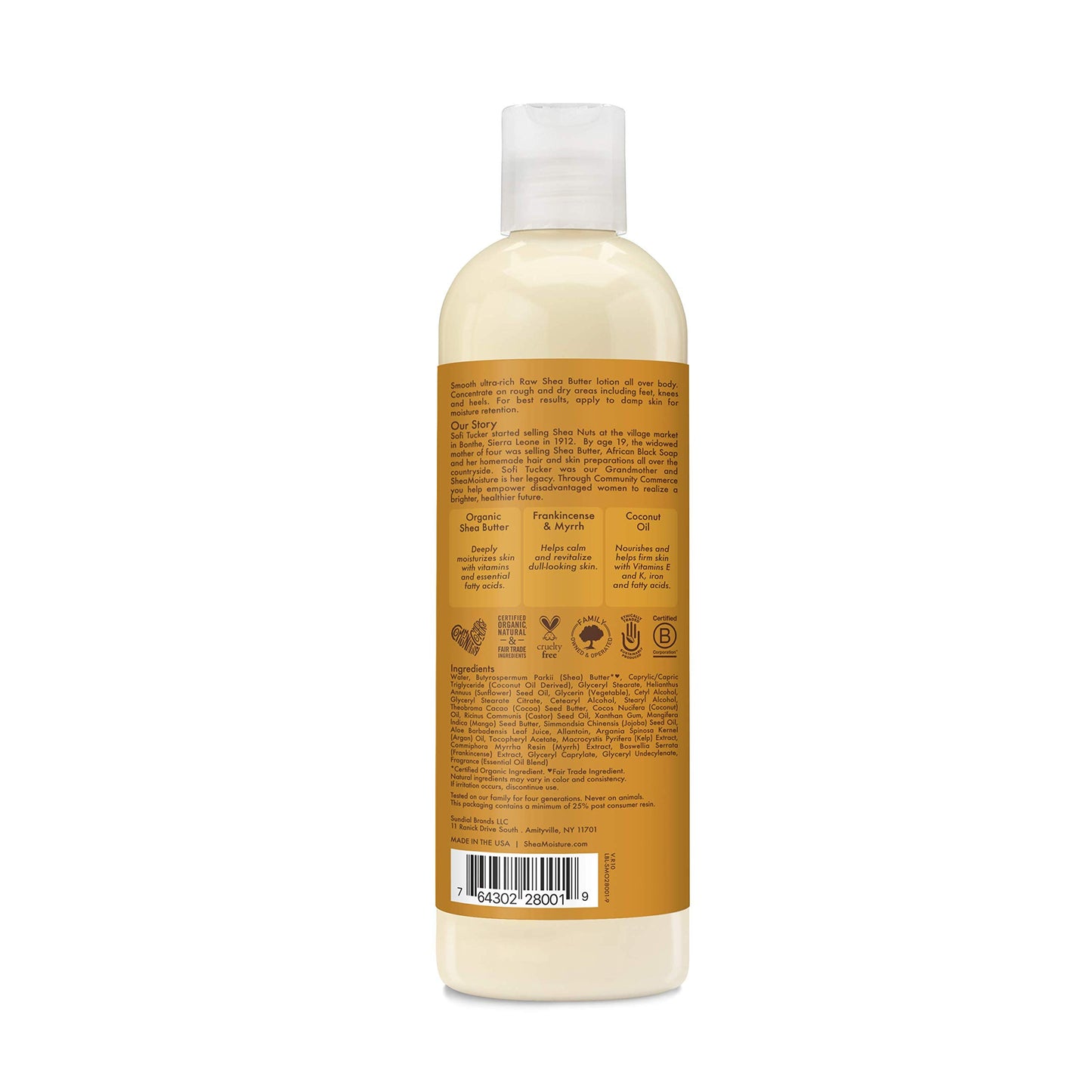 Sm Raw Shea Butter Body L Size 13z Shea Moisture Raw Shea Butter Body Lotion 13z