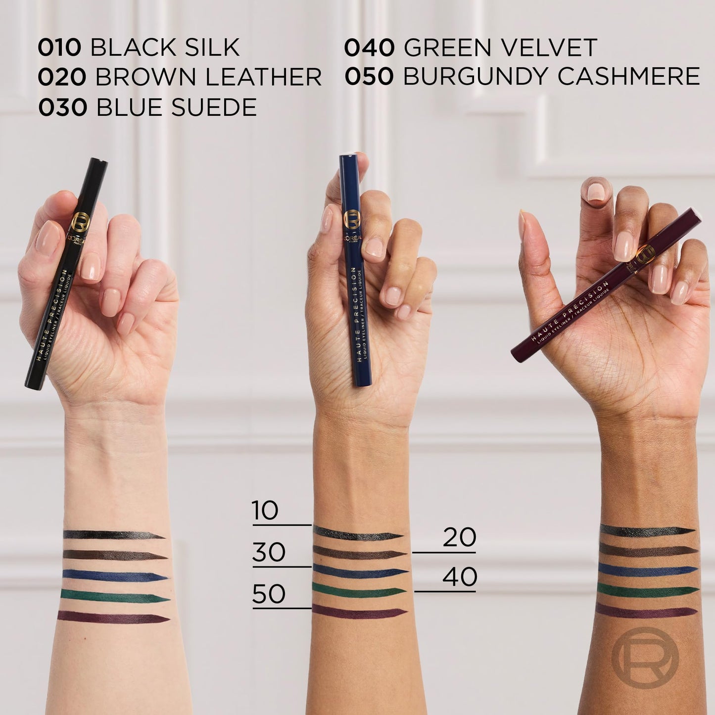 L'Oreal Paris Haute Precision Waterproof Liquid Eyeliner, Smudge-Proof Eye Liner with Micro-Tip, for up to 28HR Eye Makeup Wear, 010 Black Silk Beauty and Personal Care L'Oreal Paris
