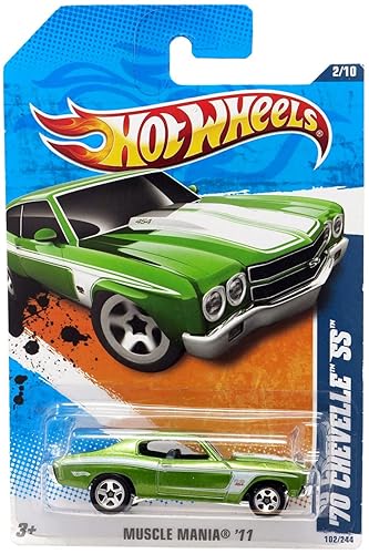 2011 Hot Wheels '70 Chevelle SS Light Green #102/244