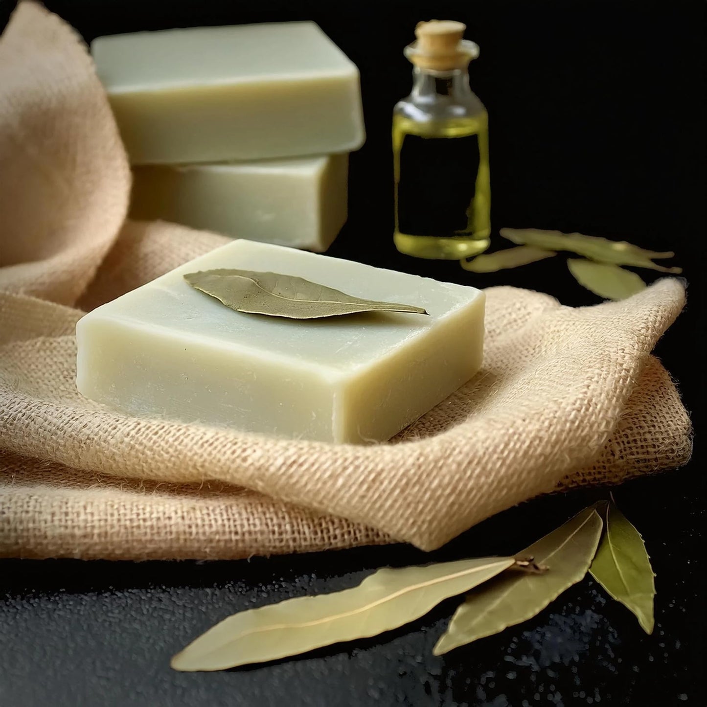 Olive Oil Soap Bar - Include Laurel oil 100% Pure Natural & Artisan Crafted Quality, Organic and Vegan. Full Body Soap for Women and Men. 6 Pack (35.3