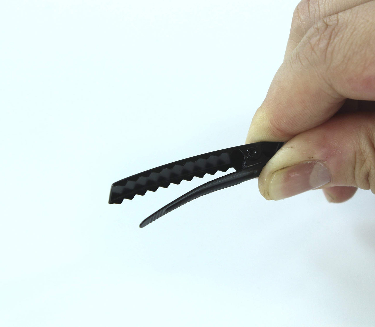 ALL in ONE 50pcs Small Size Hair Clip for adults DIY (35MM/1.37“ Black Flat Alligator Clips)