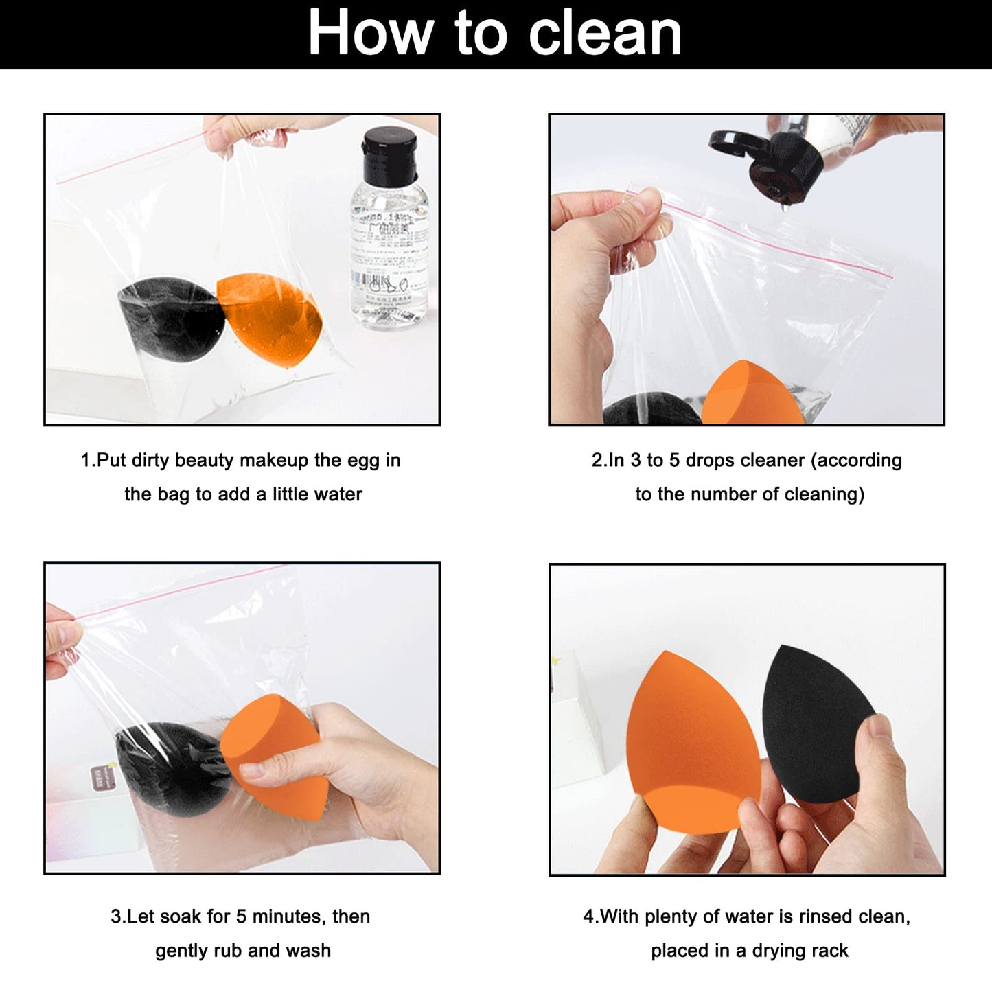 12 Pieces Professional Makeup Sponge Set,Latex Free Flawless Soft Setting Face Puffs,Makeup Blending Sponge Cosmetic Applicator
