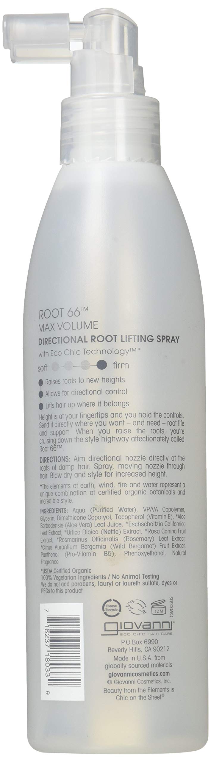 Giovanni Hair Care Products Volumizing Spray Root 66 8.5 Fz