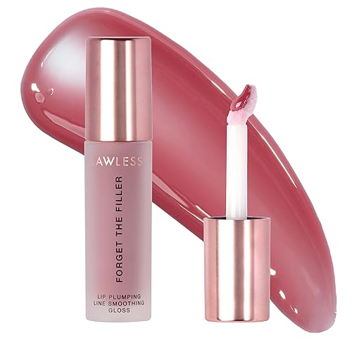 Lawless Women's Forget The Filler Lip Plumper Line Gloss, Velvet, Pink, 0.11 Fl Oz (Pack of 1)