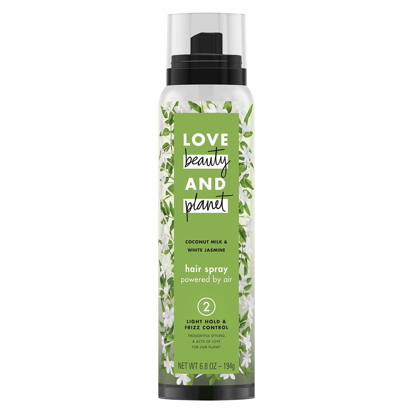 Love Beauty and Planet Frizz Control Hair Spray Coconut Milk and White Jasmine 6.8 oz