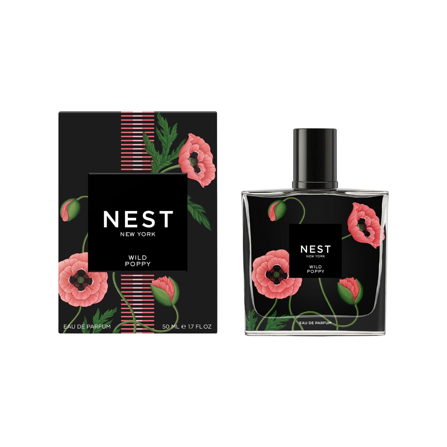 NEST New York Wild Poppy Eau de Parfum (Full Size) - 50 mL - Vegan & Cruelty Free