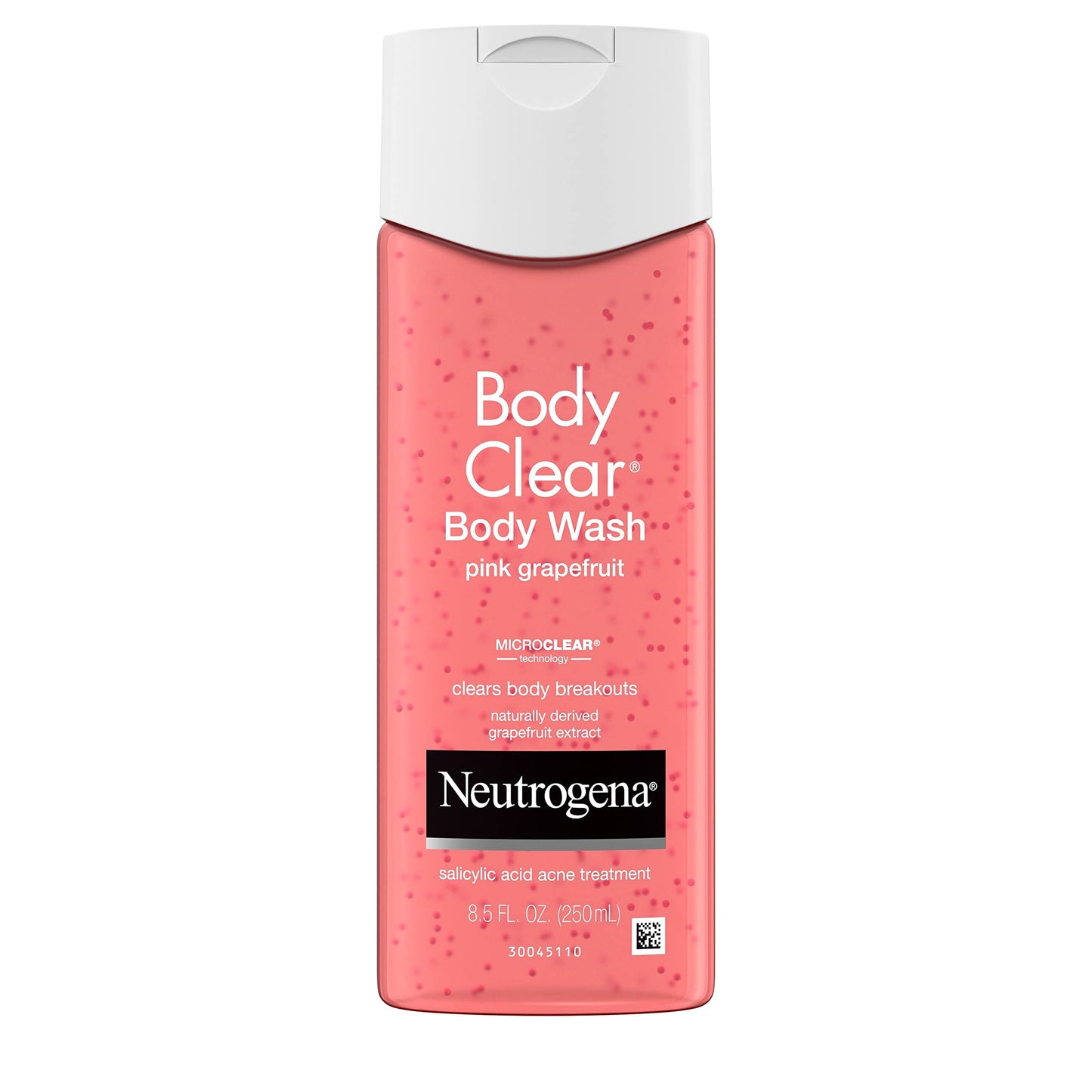 Neutrogena Body Clear Acne Treatment Body Wash with 2% Salicylic Acid Acne Medicine to Prevent Body Breakouts, Pink Grapefruit Shower Gel for Back