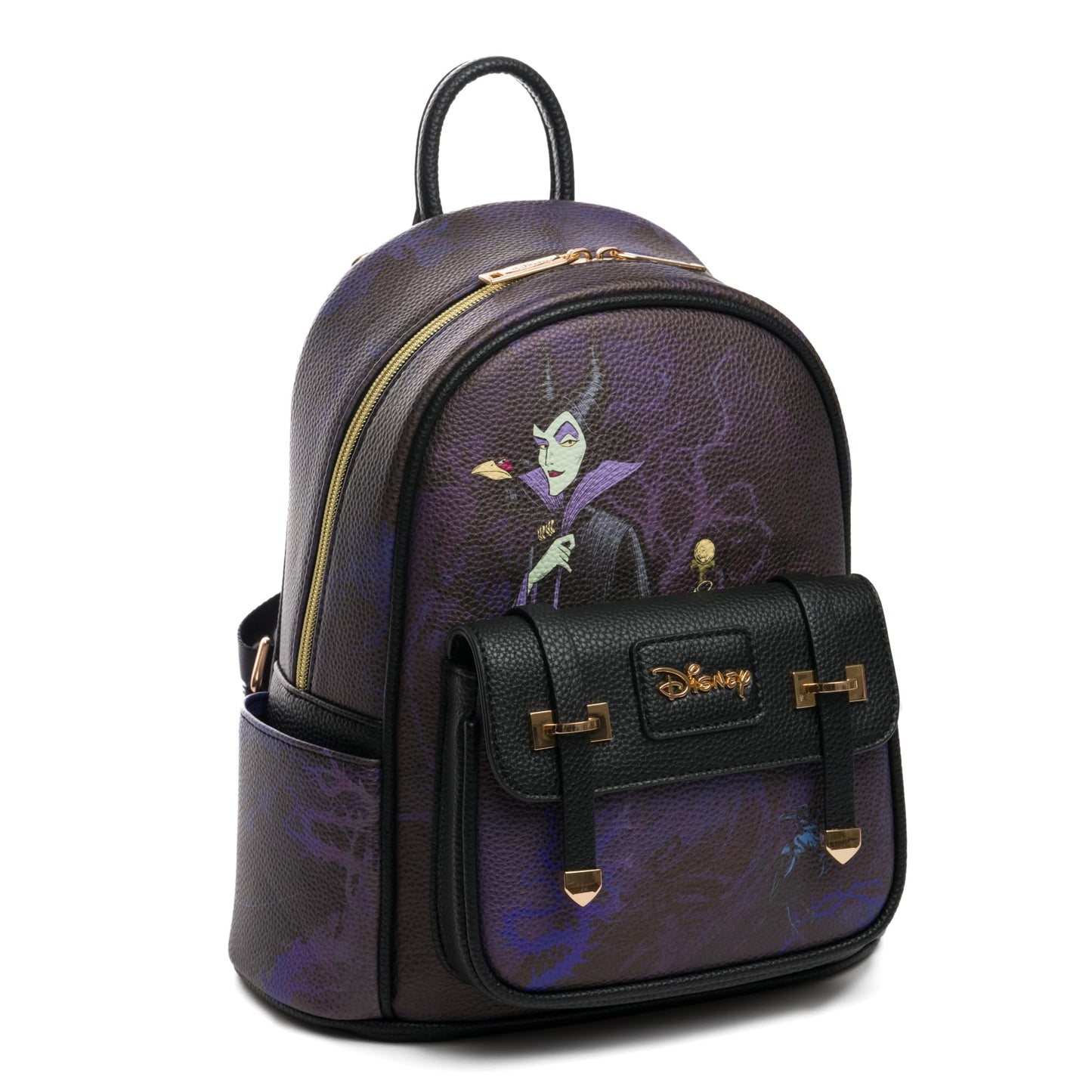 Wondapop Disney Villains Maleficent 11" Vegan Leather Fashion Mini Backpack