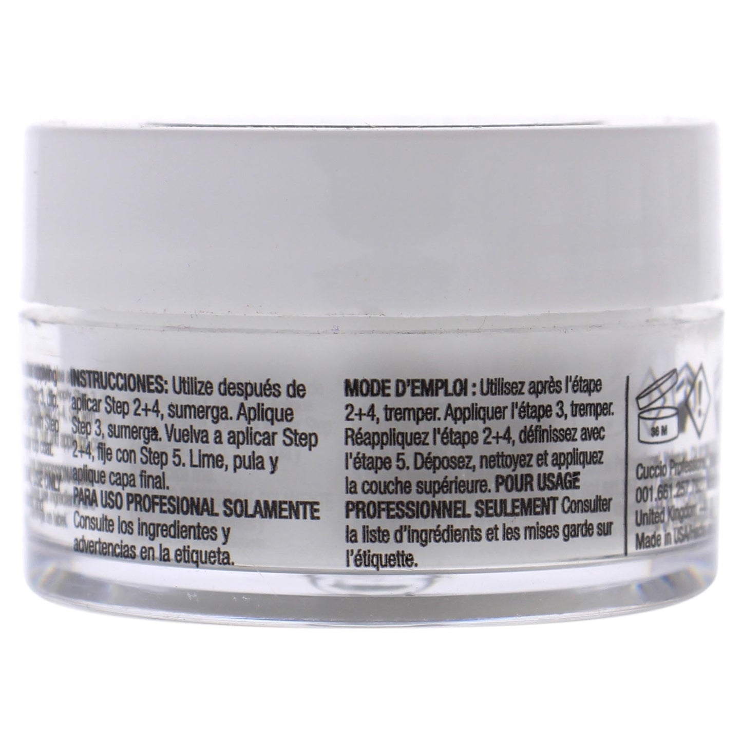 Cuccio Colour Powder Nail Polish - Lacquer For Manicure And Pedicure - Highly Pigmented Powder That Is Finely Milled - Durable Finish With A Flawless