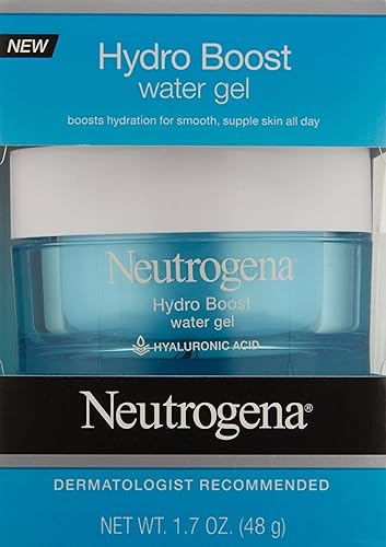 Neutrogena Hydro Boost Hyaluronic Acid Hydrating Water Face Gel Moisturizer for Dry Skin, 2 Pack (1.7 fl. Oz)