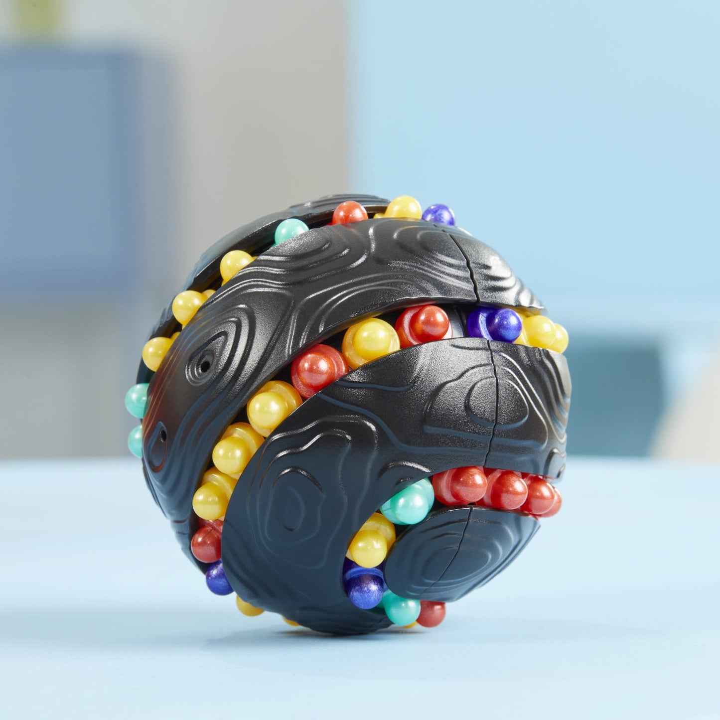 Hasbro Gaming Atomix Game for Kids, Teens, and Adults, Brainteaser Puzzle Sphere Ball and Fidget Toy, 1 Player, Portable Summer Travel Activities,…