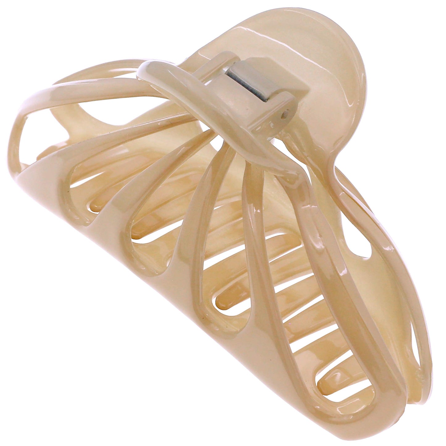 Camila Paris CP3054 French Hair Clip for Women with Thick, Long and Curly Wavy hair, Beige, No Slip Girls Fashion Styling Hair Accessory, Strong Hold