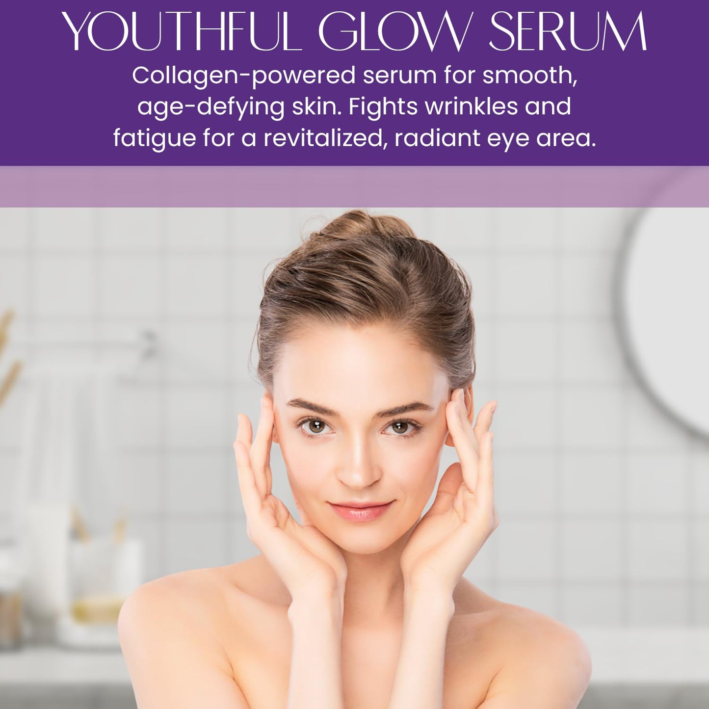 The Beauty Standard Collagen & Hyaluronic Acid Under Eye Serum - Anti-Aging, Hydrating, Reduces Puffiness & Wrinkles - Dermatologist Tested, Korean