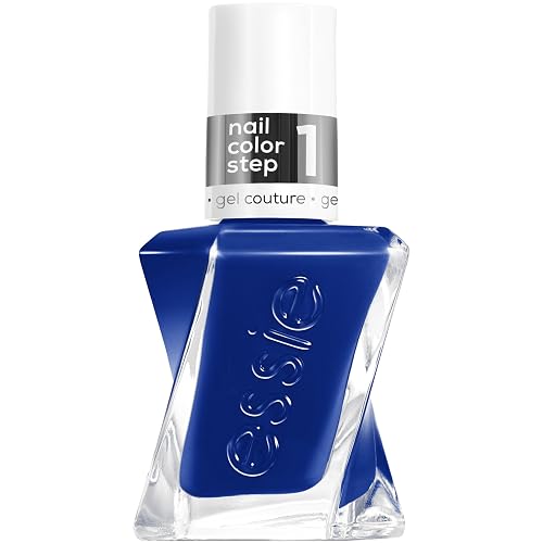 essie Gel Couture Nail Polish, Long Lasting Blue Nail Polish, Vegan, New Highs, 0.46 fl oz Beauty & Personal Care essie