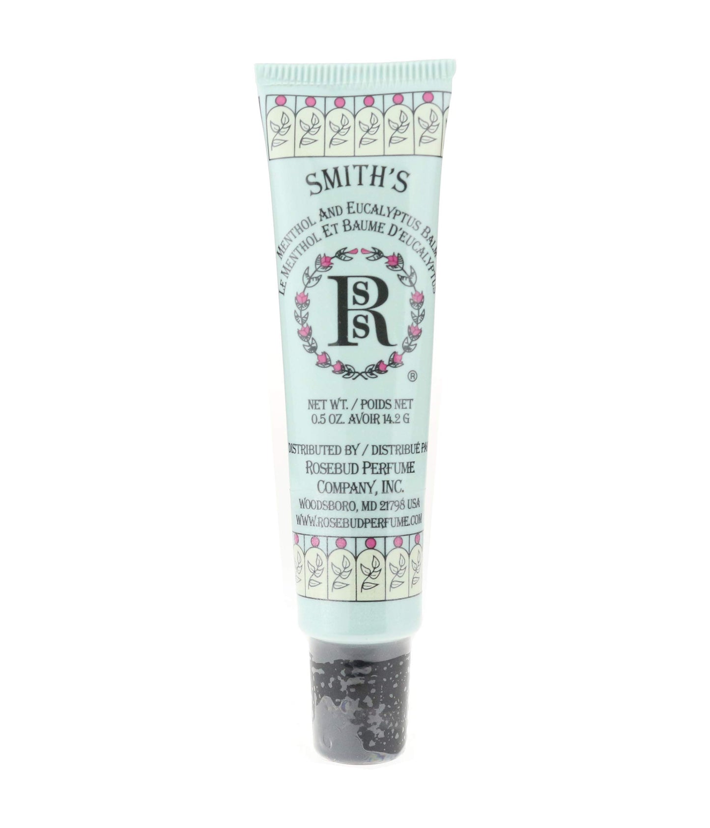 Rosebud Perfume Co. - Menthol and Eucalyptus Lip Balm Tube - 0.5 oz.