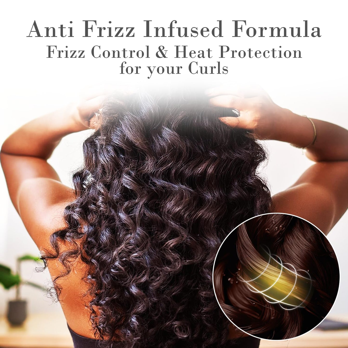 VoCÊ Haircare Natural Smoothing Blowout Cream | Anti-Frizz Blowout Cream with Frizz Control and Heat Protection | Vegan, Non-Toxic, Cruelty-Free