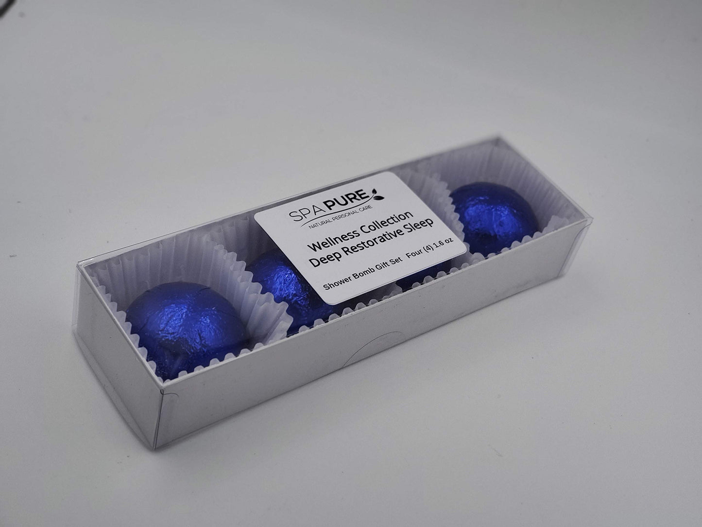 Spa Pure DEEP Restorative Sleep Aromatherapy Shower Steamers Bombs - Shower Bombs with Essential Oils - Unisex Bath Melts - Self Care and Relaxation…