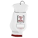 Fill-N-Seal (25) 2.5oz Heat Sealed Travel Pouches, TSA Compliant, No Funnel Need, Resealable, Disposable, & BPA Free
