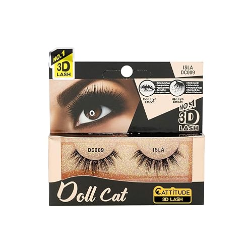 DOLL CAT 3D LASHES (CHOOSE STYLE)