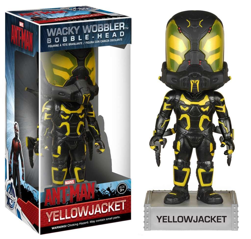 Funko Wacky Wobbler: Marvel Yellow Jacket Ant-Man Action Figure