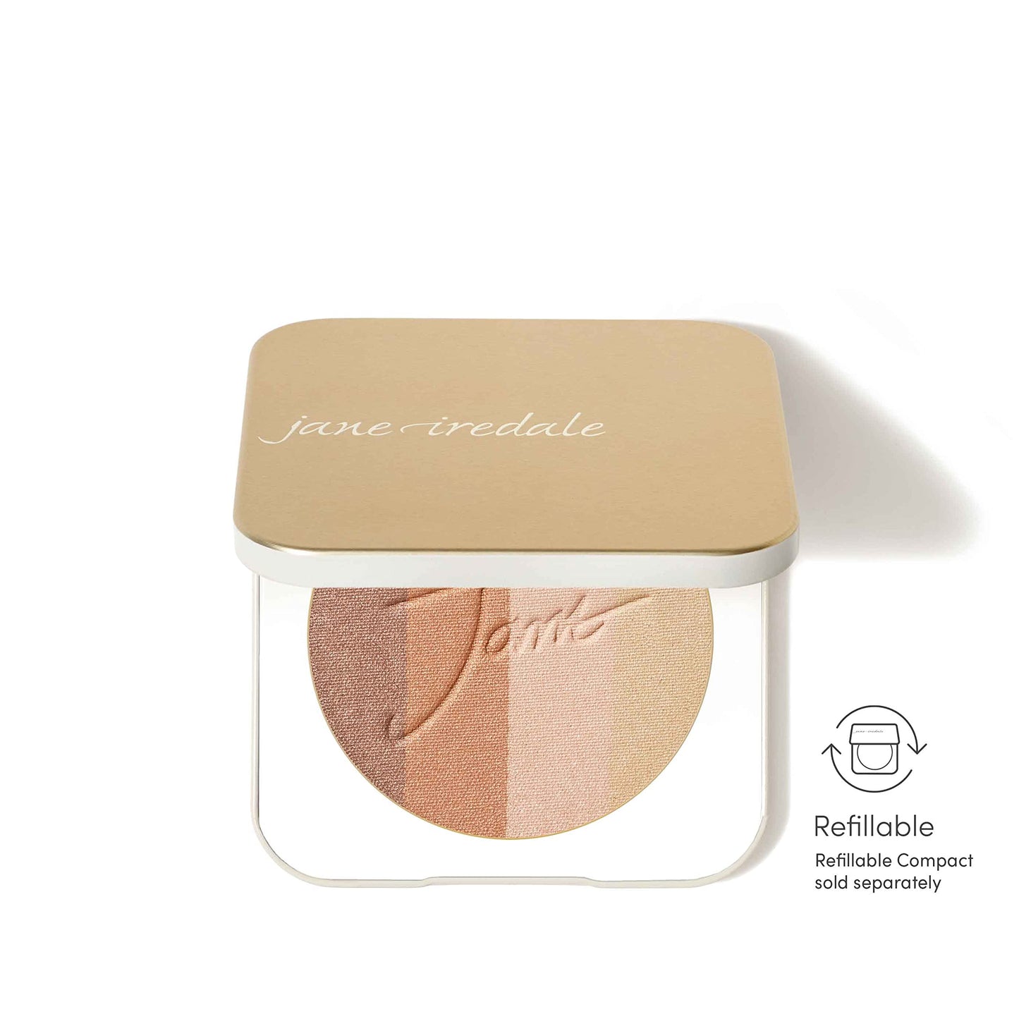 jane iredale PureBronze Shimmer Bronzer Refill, Multiuse Powder Complexion Enhancer with 4 Shades, Lightweight, Buildable, Breathable, Luminous Finish