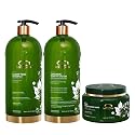 ORGANIC KERATIN SYSTEM PREMIUM - PROFESSIONAL HAIR STRAIGHTENING BUNDLE (Clarifying Shampoo 1000ml + Keratin Treatment 1000ml + Mask 500ml)