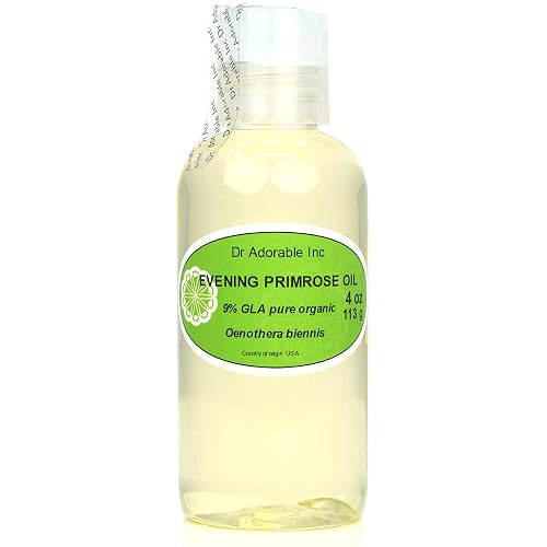 Dr Adorable - 4 oz - Evening Primrose Oil - 100% Pure Natural Organic Cold Pressed