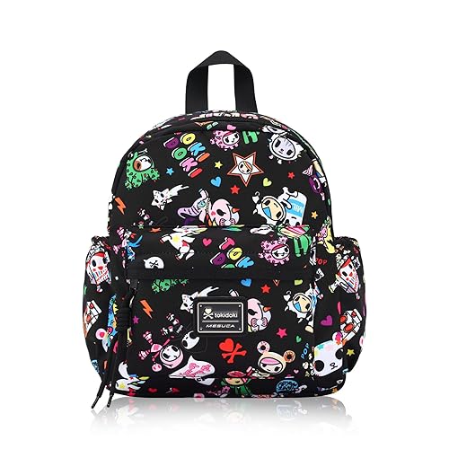 Tokidoki Unicorno Mini Backpack Daily Fashion Shoulder Bag Large Capacity Portable Travel Backpack Casual Daypack(black)