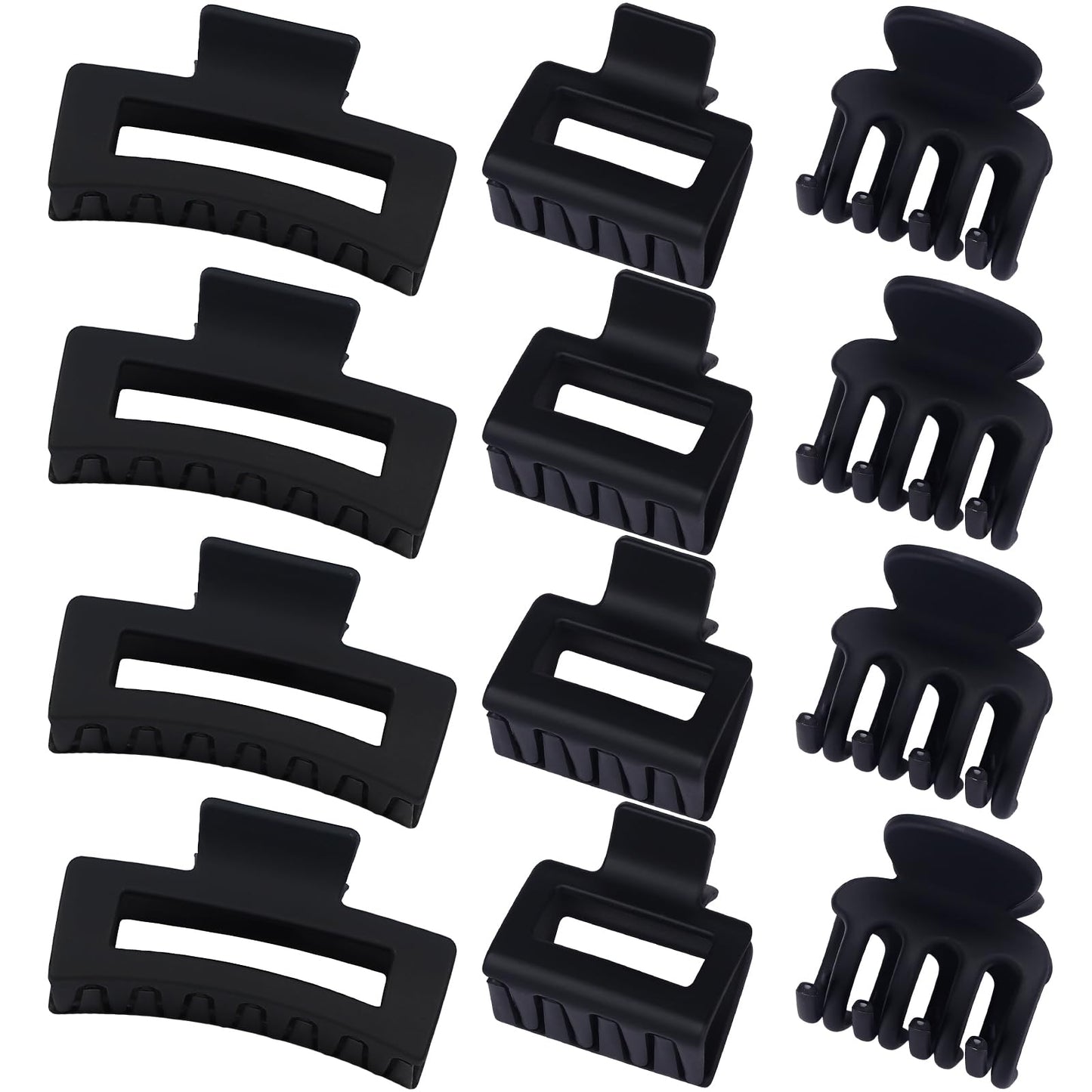 SMKSL 3 Styles Hair Clips for Women Small Medium Big Claw Clips for Thin Thick Hair 12 Pcs Hair Claw Clips Hair Clips Combination Hair Accessories Beauty and Personal Care SMKSL