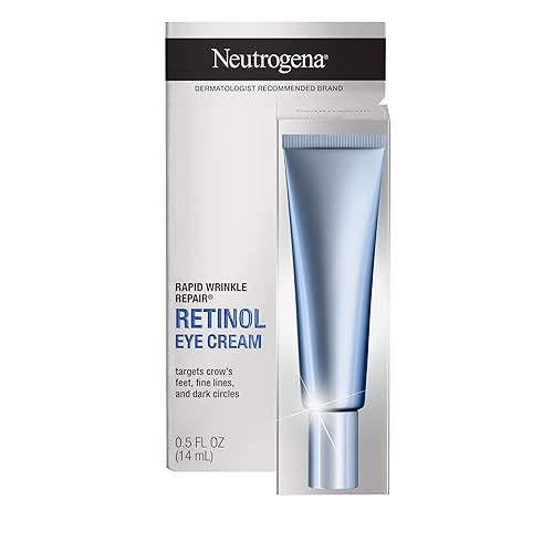 Neutrogena Rapid Wrinkle Repair Retinol Eye Cream for Dark Circles, Daily Anti-Aging Under Eye Cream with Retinol & Hyaluronic Acid to Fight Fine