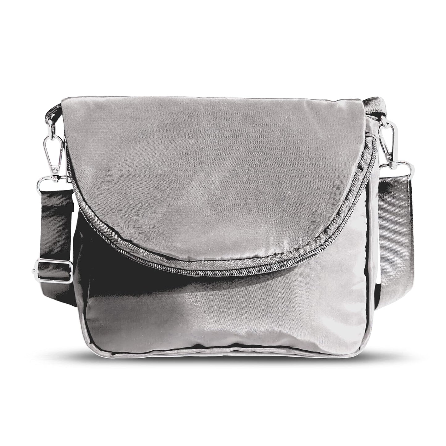 Bijoux Terner Microfiber Crossbody Bag for Women Lightweight Travel Purse, Small Shoulder Bag with Adjustable Strap, Stylish Black Handbag for Daily…