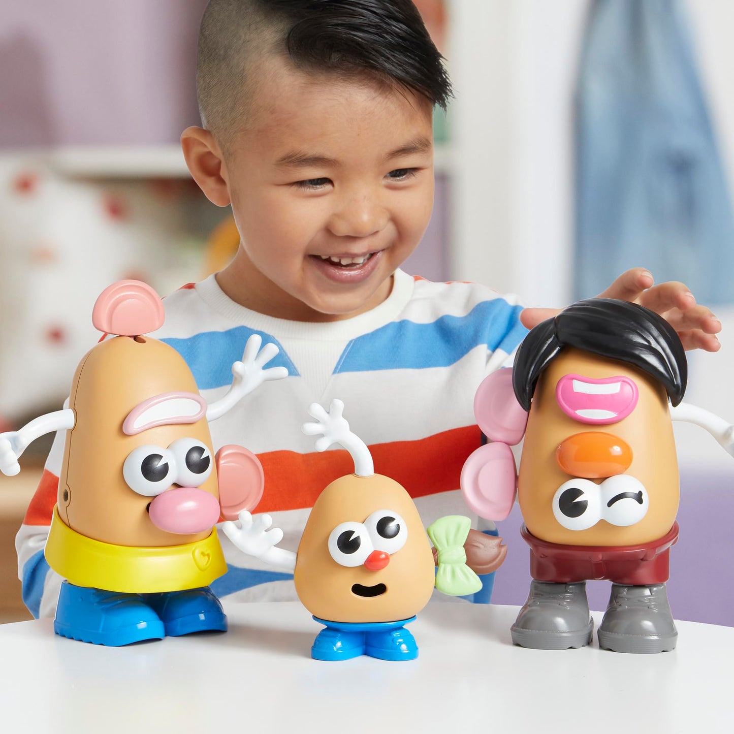 POTATO HEAD Create Your Family Set, 44 Pieces, Creative Toddler & Preschool Toy for Kids Ages 2+, Amazon Exclusive