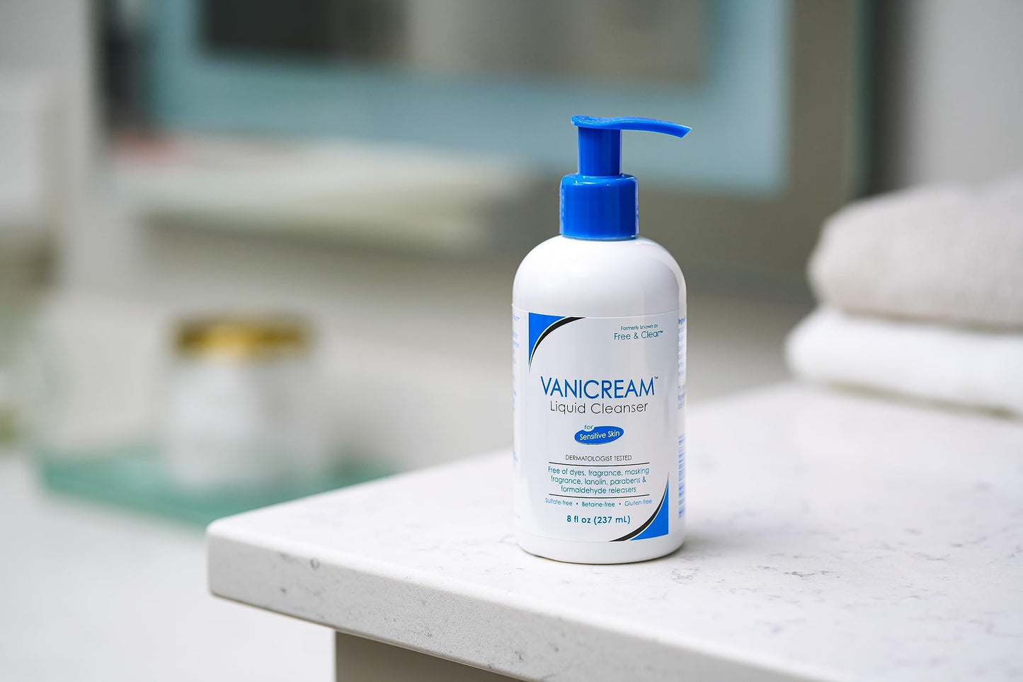 Vanicream Liquid Cleanser - 8 fl oz - Unscented, Gluten-Free Formula for Sensitive Skin
