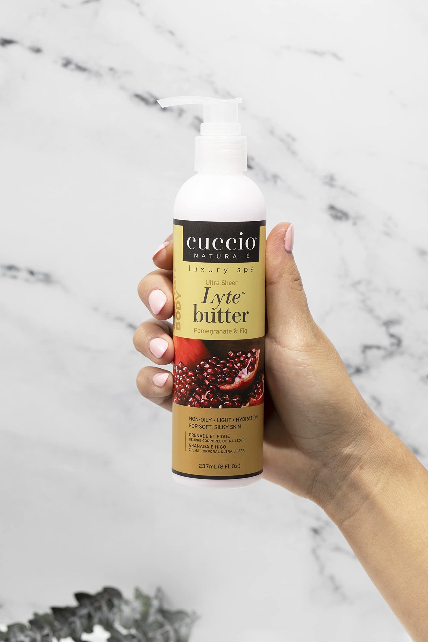 Cuccio Naturale Lyte Ultra-Sheer Body Butter - Replenishing Scented Moisturizer Cream - Deep Hydration To Repair Dry Skin - All Natural, Cruelty-Free