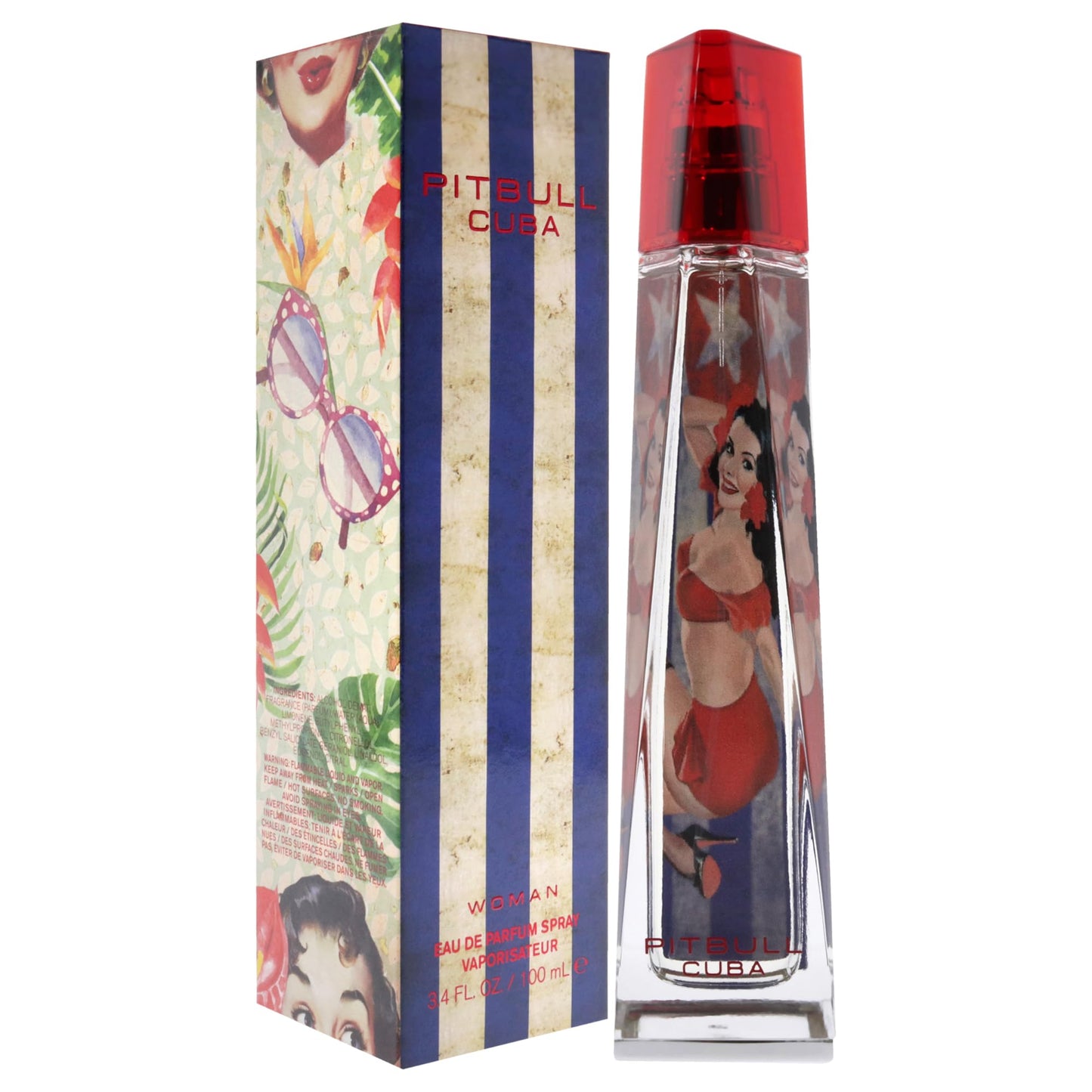 Pitbull Pitbull Cuba EDP Spray Women 3.4 oz