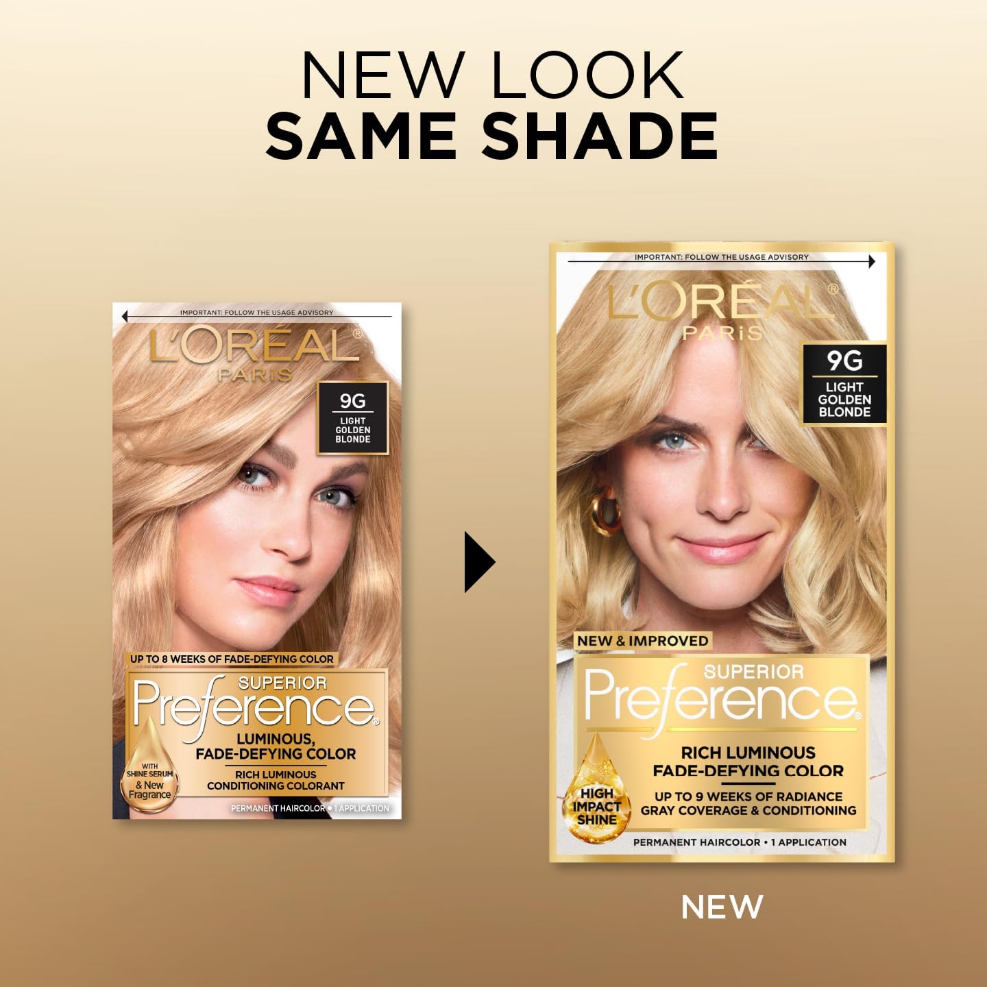 L’Oreal ParisSuperior Preference - 9G Light Golden Blonde 1 Each (Pack of 2)