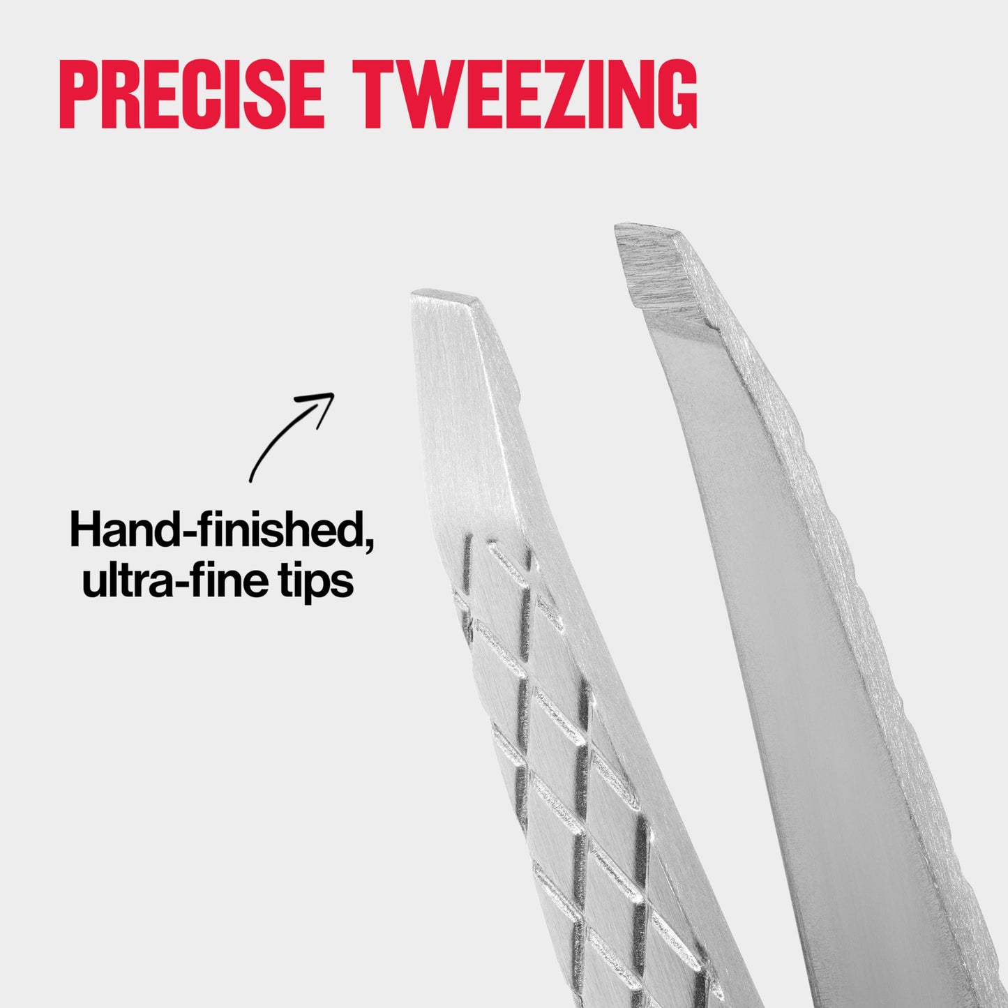 Revlon Ultimate Slant Tweezer, Hand-Finished Ultra-Fine Tips for Precise Hair Removal, Perfect for Tweezing The Tiniest Hairs, Made With Stainless