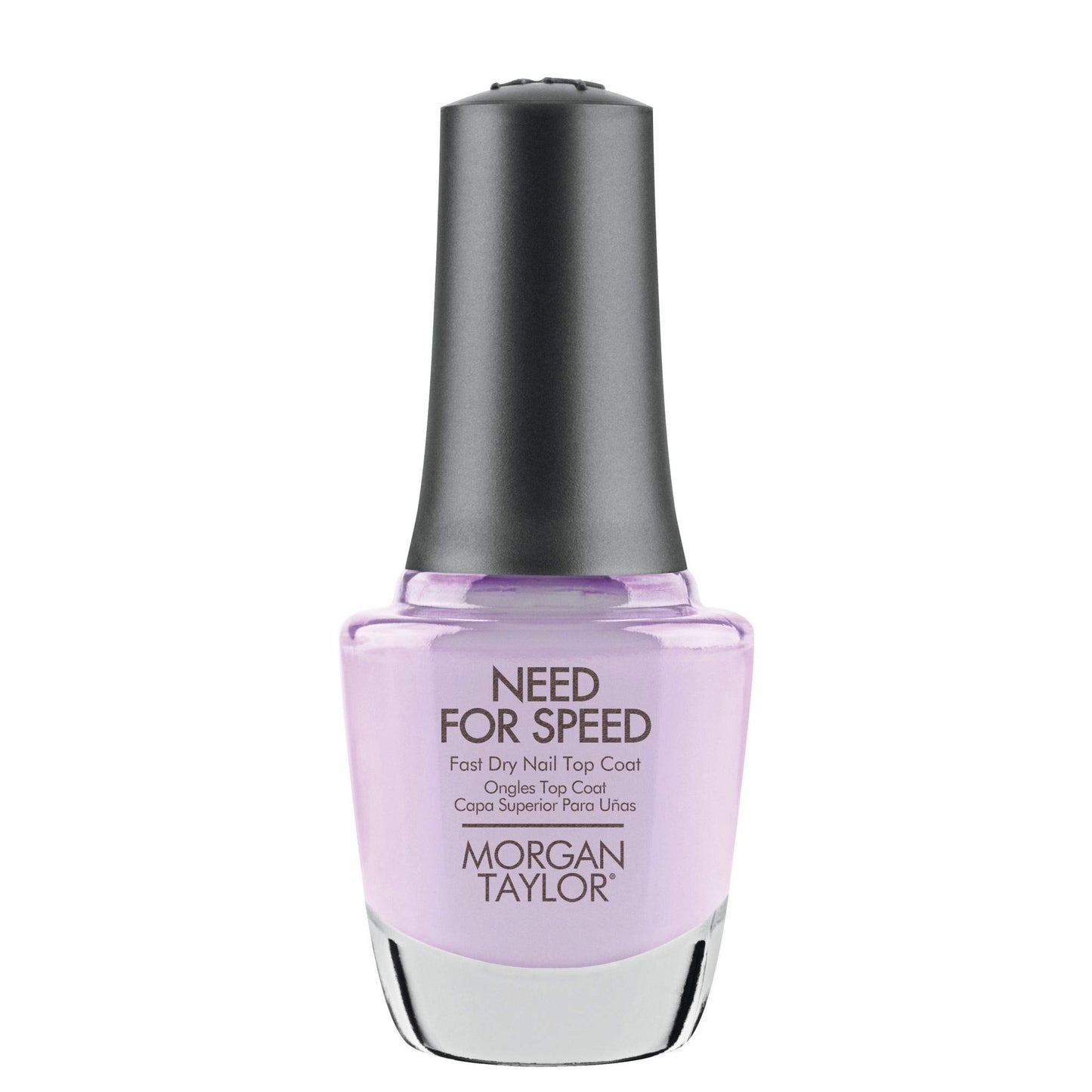 Morgan Taylor Need For Speed Fast Dry Top Coat - Quick-Drying Top Coat, Long-Lasting Shine & Chip-Resistant Finish, Professional Nail Care for All
